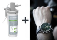 Kostenlose ETRUSCO Armbanduhr beim Kauf des clearliQ travel Wasserfilters!