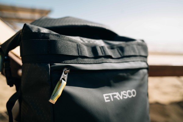 Roll top backpack