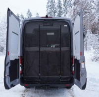 Mosquito net for rear doors Camper Van Ford