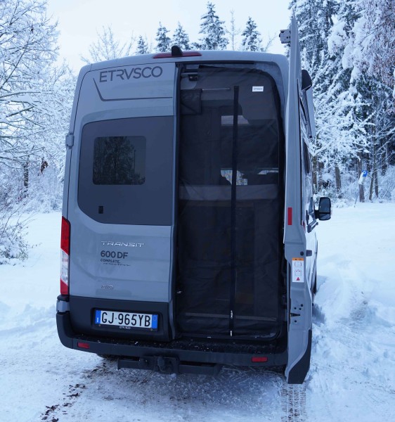 Mosquito net for rear doors Camper Van Ford